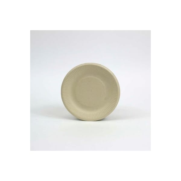 Total Papers Eco-Friendly Round Plates, 6", Wheat Stalk Fiber, 1000 pcs. WS-P001 - main